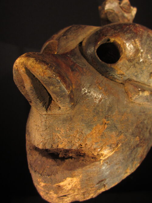 Zoomorphe Aufsatzmaske mit Vogelmotiv