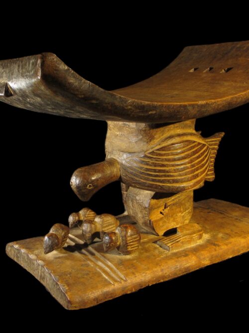 Hocker mit Hühnermotiv
